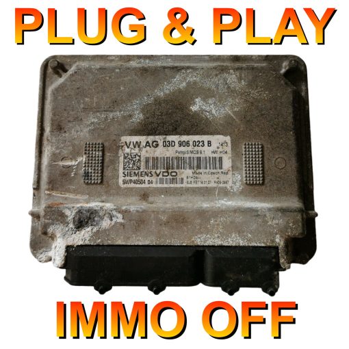 VW Fox / Polo 1.2ECU Siemens 03D906023B | 5WP40504 | Simos9.1 | *Plug & Play* Immo off 'Free running'