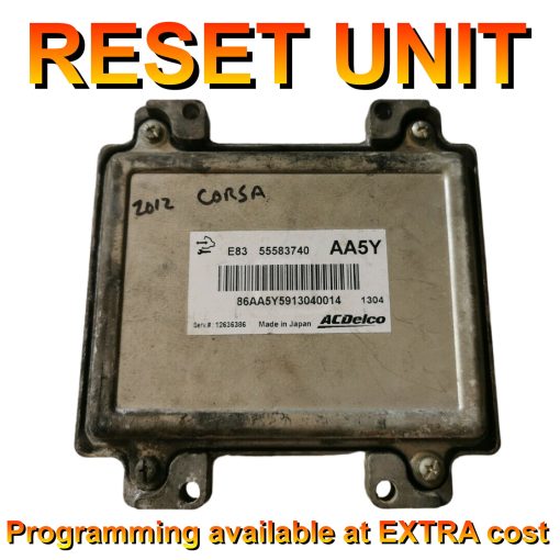 Vauxhall Opel Corsa D / Meriva ECU ACDelco 55583740 | AA5Y | *Reset* Programming available - BY POST! EBAY