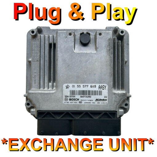 Vauxhall Opel Insignia ECU Bosch 0281017453 | 55577619 | AASY | Plug + Play Exchange unit