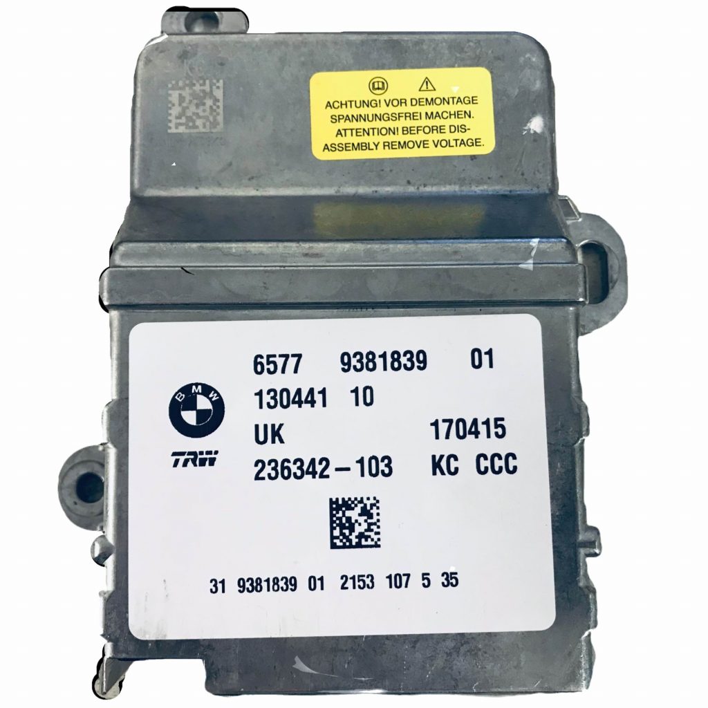 BMW Mini Airbag ECU TRW 6577 9381839 6577 9381839 Programming
