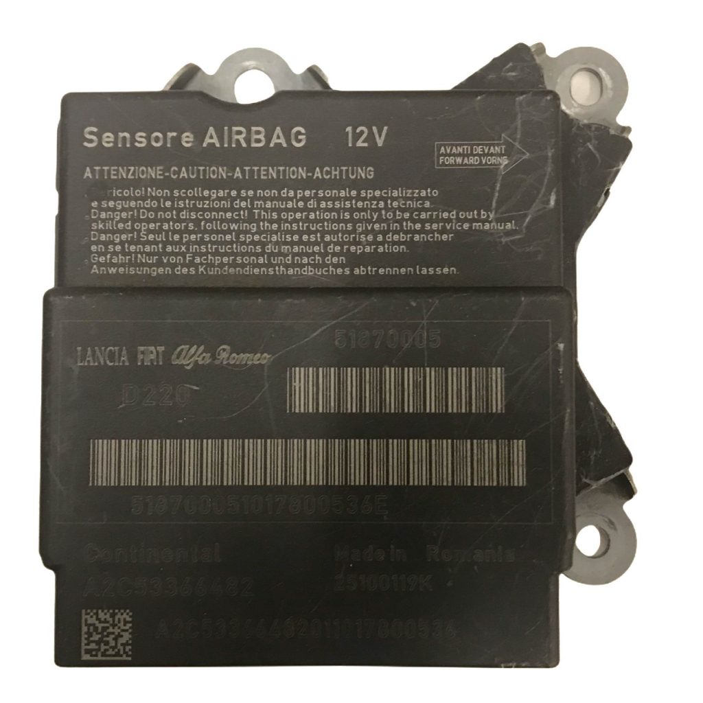Fiat 500 Airbag ECU Siemens / Continental A2C30468000 51918659