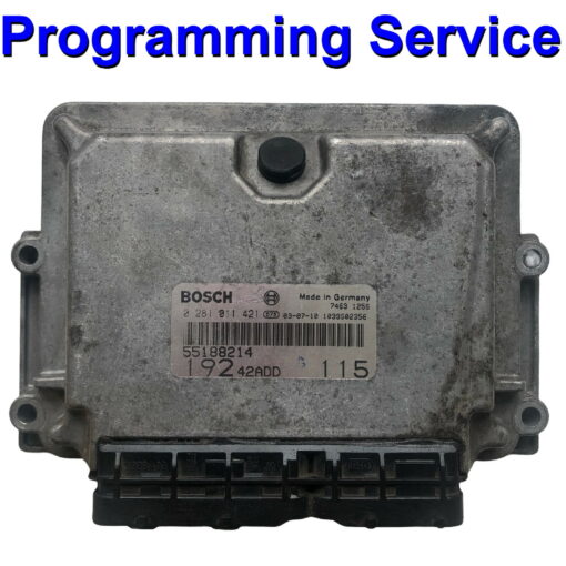 Alfa Citroen Fiat Lancia Peugeot ECU Bosch EDC15C7 - Programming Service