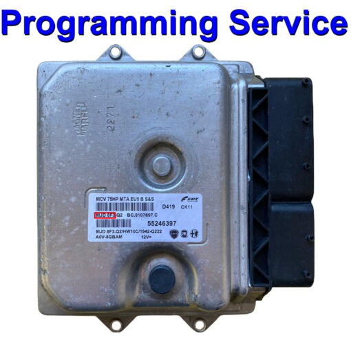 Alfa Citroen Fiat Lancia Opel Peugeot Vauxhall ECU MJD8F2.xx | MJD8F3.xx | MJD8DF | MJD9DF.xx | Magneti Marelli - Programming Service