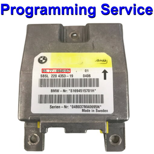 BMW Airbag ECU 65.77-6945157 | BMW S1694515701H - Programming / Reset / Repair Service