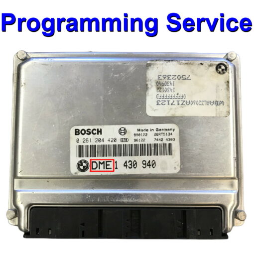 BMW ECU Bosch DME 1 | Programming Service