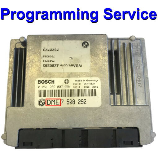 BMW ECU Bosch DME 7 | ME9.2 | Programming Service