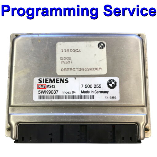 BMW ECU Siemens DME MS42 | Programming Service
