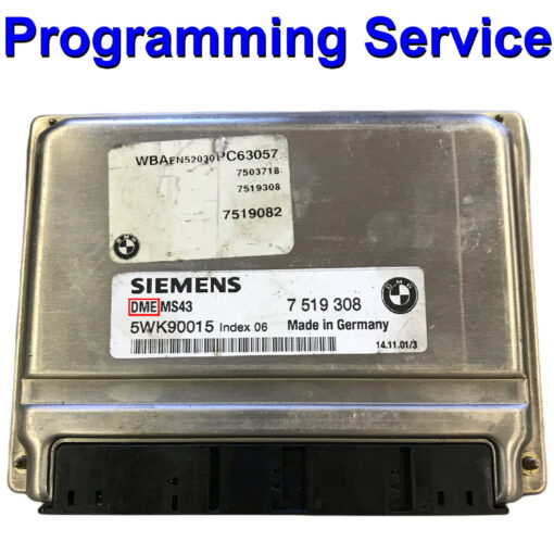 BMW ECU Siemens DME MS43 | MS45 | Programming Service