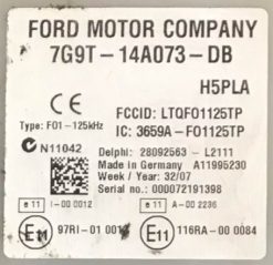 Ford Mondeo Body Control Module | Fusebox 6G9T-14A073-xx / 7G9T-14A073-xx Delphi - Programming Service