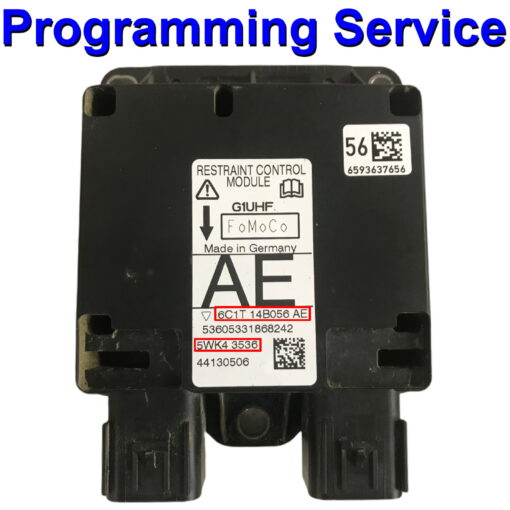 Ford Transit Airbag ECU Siemens 5WK43536 | 6C1T-14B056-AD | 6C1T-14B056-AE - Programming / Reset / Repair Service