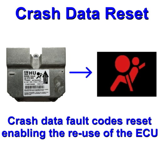 Vauxhall Opel Corsa Airbag ECU Temic 13379528 HU - Programming / Reset / Repair Service - Crash data reset service