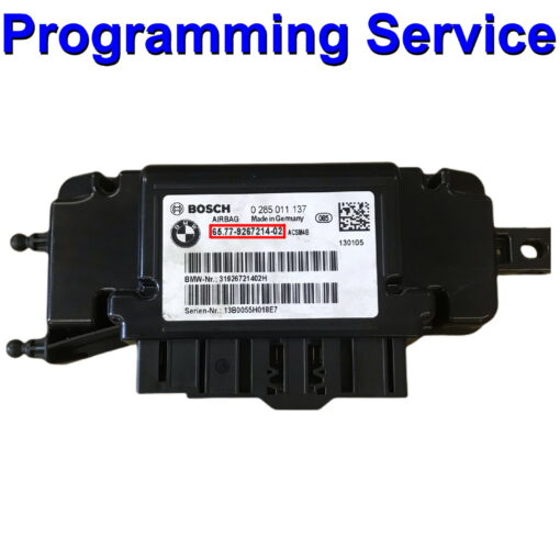 BMW Airbag ECU Bosch 0285011137 | 65.77 9267214 - Programming / Reset / Repair Service