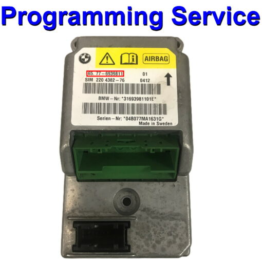 BMW Airbag ECU 65.77693981 | Unknown Brand 65.77693981 - Programming / Reset / Repair Service