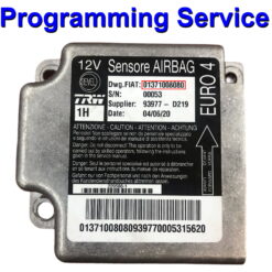 Citroen Fiat Peugeot Boxer Ducato Relay Airbag ECU TRW 01371008080 - Programming / Reset / Repair Service
