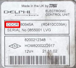 Nissan Renault ECU Delphi DCM1.2 | DDCR - Programming Service