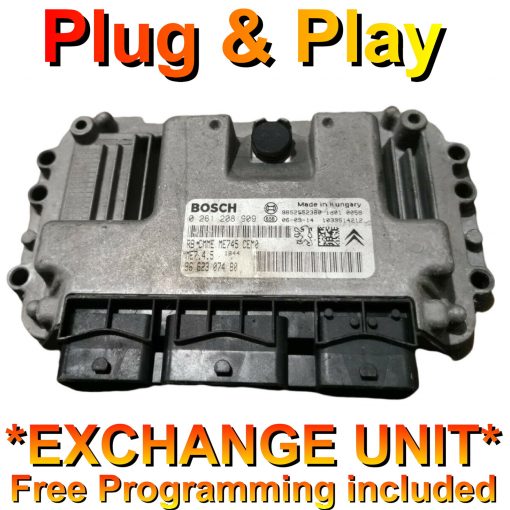 Peugeot Citroen ECU Bosch 0261208909 | 9662307480 | ME7.4.5 | *Plug & Play* Exchange unit (Free Programming BY POST)