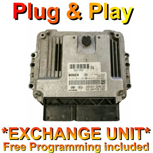 Kia / Hyundai ECU Bosch 0281012332 | 39101-2A610 | EDC16C39 | *Plug & Play* Exchange unit (Free Programming BY POST)