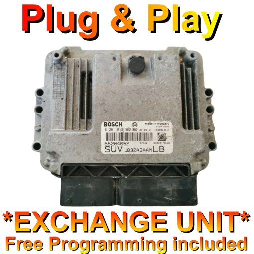 Suzuki ECU Bosch 0281012992 | 55204652 | EDC16C39 | *Plug & Play* Exchange unit - Free Programming BY POST