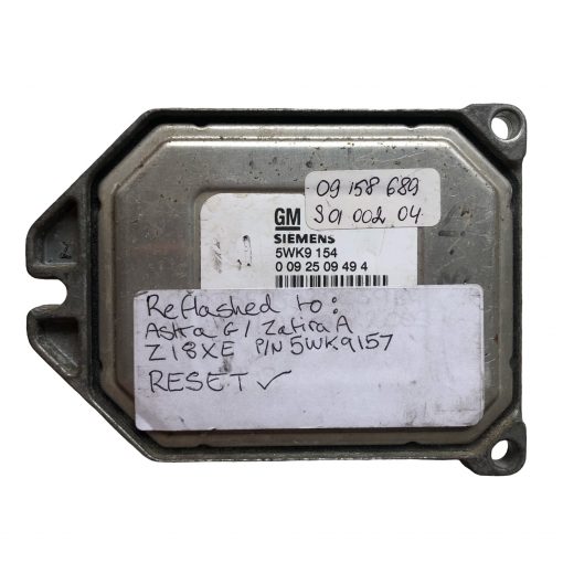 Vauxhall Opel ECU Siemens | 5WK9154 | 09158689 | SIMTEC 71 | *With PIN* Programming available - BY POST!