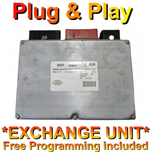 Landrover ECU Magneti Marelli AMR5499 | 80685A | GEMS 8 | *Plug & Play* Exchange unit (Free Programming BY POST)