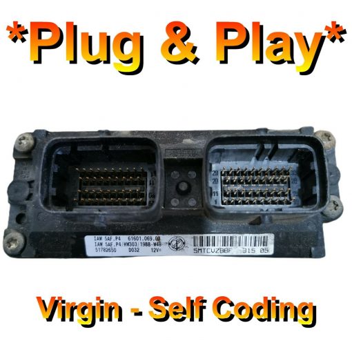 Fiat Punto ECU IAW5AF.P4 HW303 51782650 *Plug & Play* Virgin unit (Self coding)