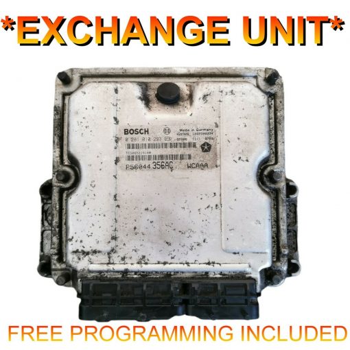 Jeep Grand Cherokee ECU 0281010293 / P56044356AC Plug & Play Free Programming