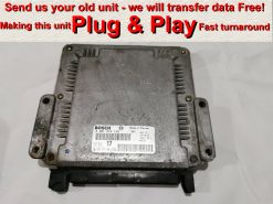 Peugeot Citroen ECU 0281010135 9636254580 17 *Plug & Play* IMMO OFF FREE RUNNIN