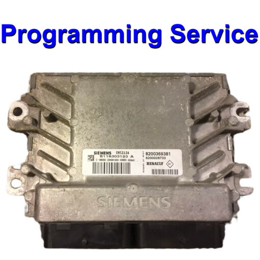 Renault ECU Continental / Siemens EMS3132 | EMS3134 | Programming Service