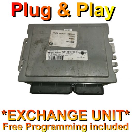 BMW ECU Siemens S122237002 A | 1214 7545789 01 | EMS5150 | *Plug & Play* Exchange unit (Free Programming BY POST)