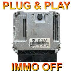 VW Audi Seat Skoda ECU Bosch 0261S02004 | 03C906056H | MED9.5.10 | Plug+Play Immo off