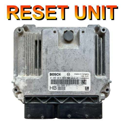 Vauxhall Opel ECU Bosch 0281014450 | 55566277 | HB | EDC16 |  RESET