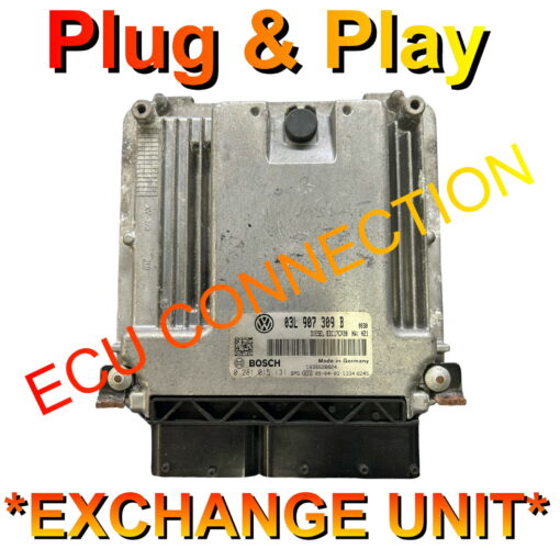 VW BOSCH ECU 0281015131 | 03L907309B | EDC17CP20 | Plug+Play Exchange Unit