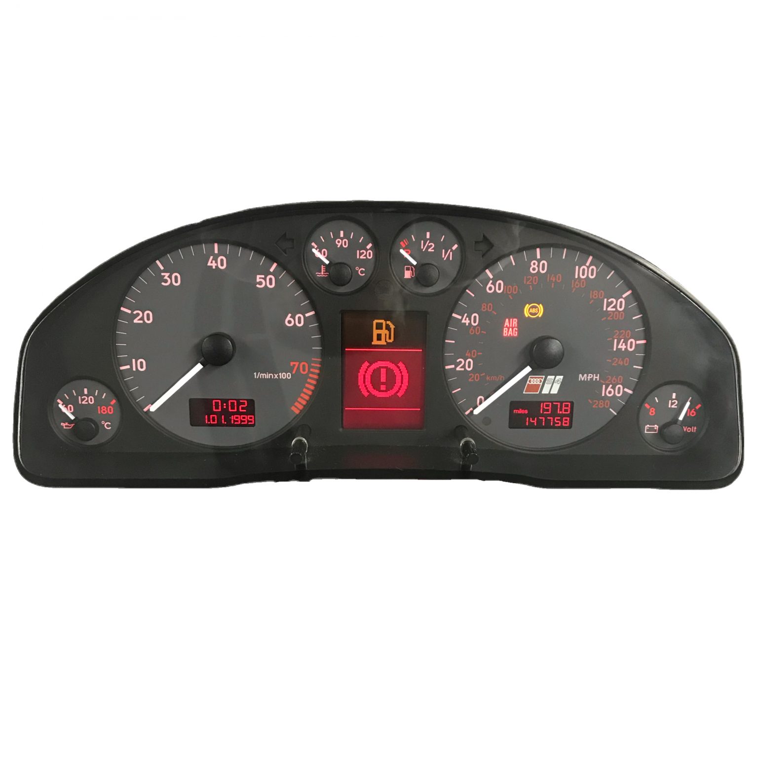 Audi A4 Instrument Cluster VDO 8D0920980x Programming Service Buy Now