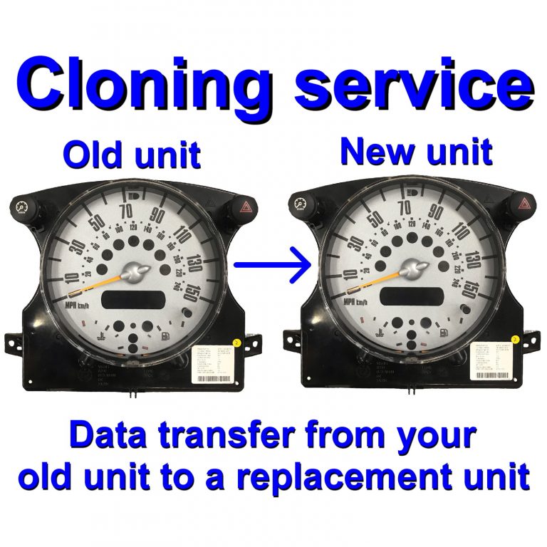 Mini R50 R52 R53 Instrument cluster programming service Buy Now