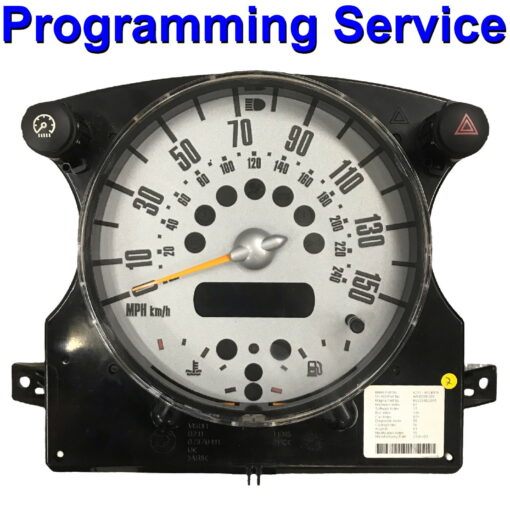 Mini R50 R52 R53 Instrument cluster programming service
