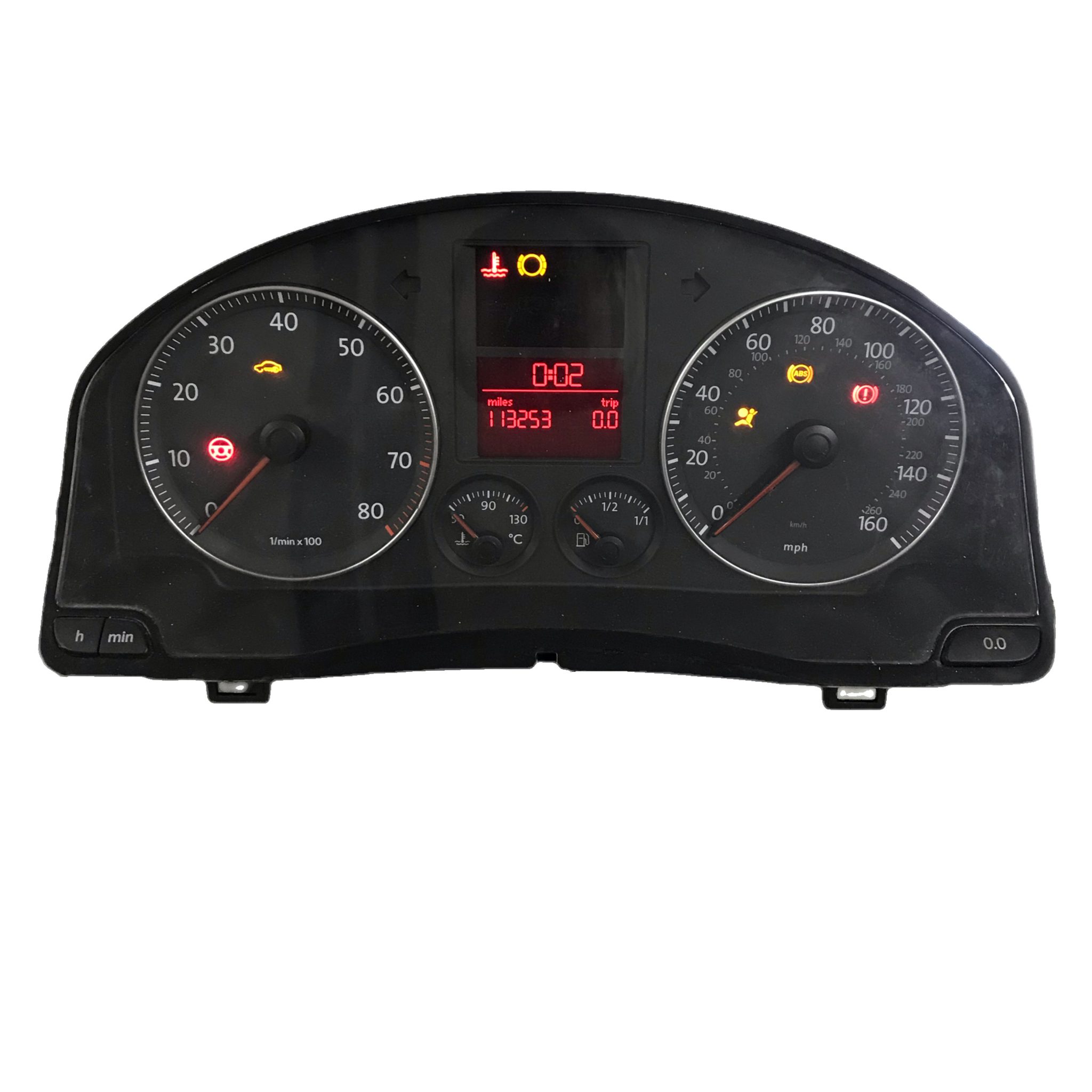 VW Golf mk5 Instrument cluster 1K0920952x 110.080.246 VDO