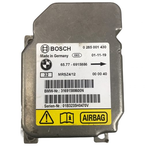 Mini Airbag ECU 65.77-6915886 | 0285001430 Programming / Reset / Repair Service