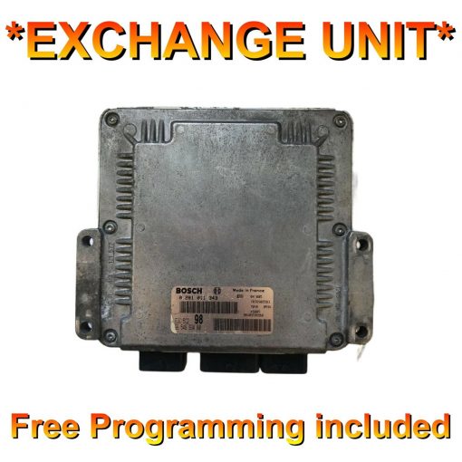 Peugeot Citroen ECU 0281011343 | 9654693480 | EDC15C2 | *Plug & Play* Exchange unit (Free Programming – BY POST!)