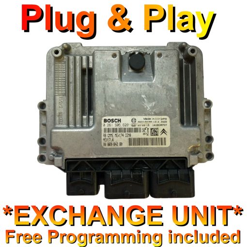 Peugeot Citroen ECU 0261S05626 | 9666934280 | MEV17.4 | *Plug & Play* Exchange unit (Free Programming BY POST)