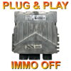 Peugeot 307 HDI ECU 5WS40020G-T | HW9641849280 | SW9644895180 | SID801 | Plug+Play IMMO OFF - FREE RUNNING