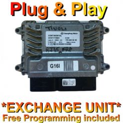 SSANGYONG TIVOLI 1.6 PETROL ENGINE ECU 1735400232 Plug & Play (Free programming