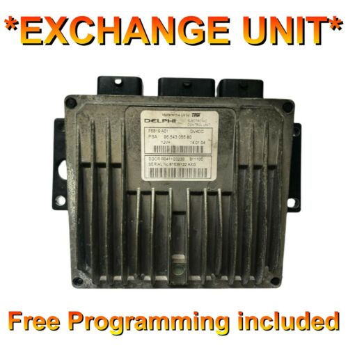 Peugeot Citroen ECU 9654305580 / R0411C023B  *Plug & Play*  Free Programming