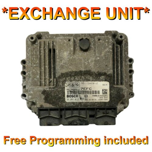 Ford ECU 0281012487  7EFC  7M51-12A650-UC  *Plug & Play* (Free programming BY PO