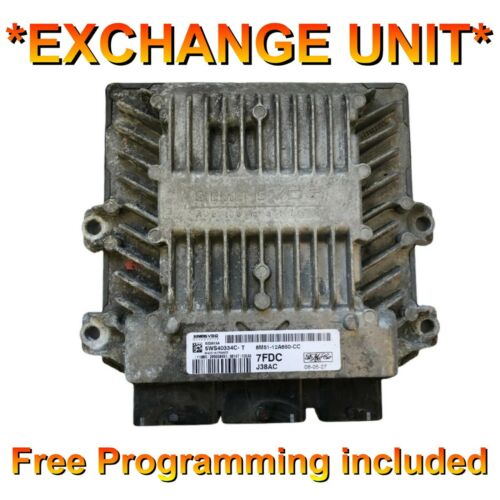 Ford ECU 8M51-12A650-CC  5WS40334C-T  7FDC  *Plug & Play* (Free programming)