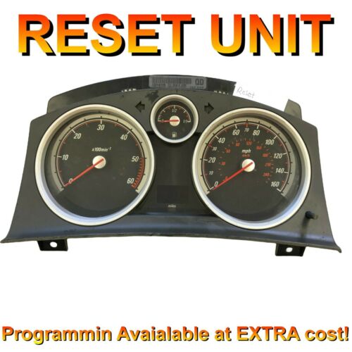 Vauxhall Opel Astra H  Instrument Cluster 13216705 / QD *TECH2 RESET*