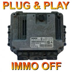 Peugeot Citroen ECU 0281012619 / 9661032980 / EDC16C34   *Plug & Play* IMMO OFF