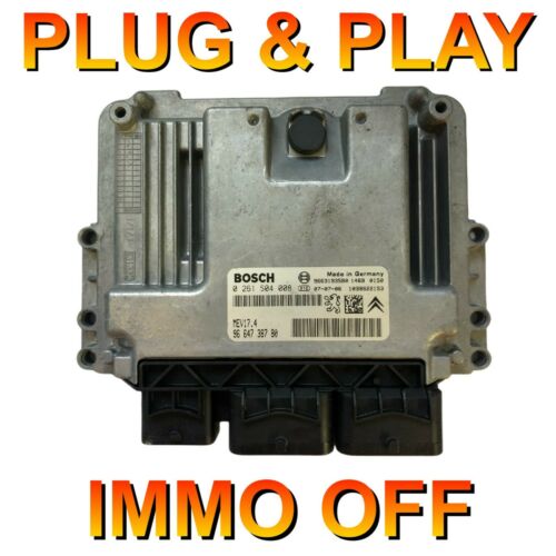 Peugeot Citroen ECU 0261S04008 / 9664738780 / MEV17.4 *Plug & Play* IMMO OFF!