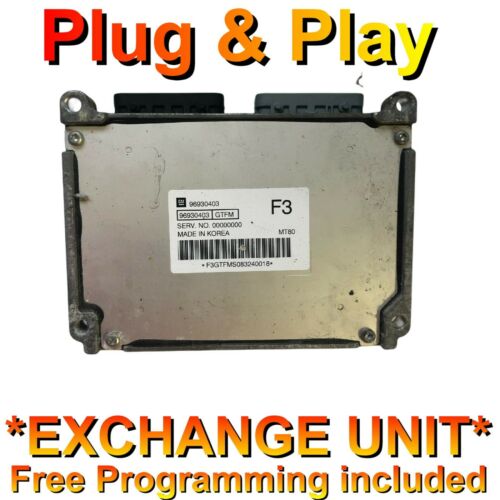 Chevrolet Aveo ECU 96930403 / F3  *PLUG&PLAY* Free programming