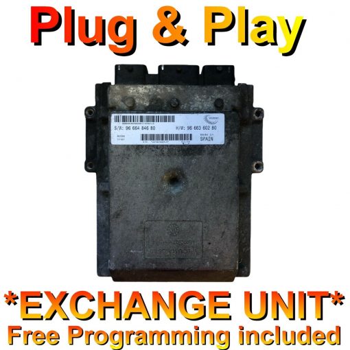 Peugeot Citroen Fiat ECU HW9666360280 | SW9666484680 | *Plug & Play* Exchange unit (Free Programming BY POST)