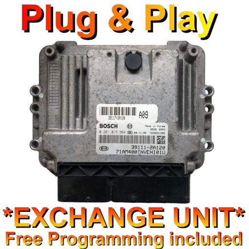 Kia Hyundai ECU 0281015461 / 39101-2A616 *Plug & Play* (Free Programming)